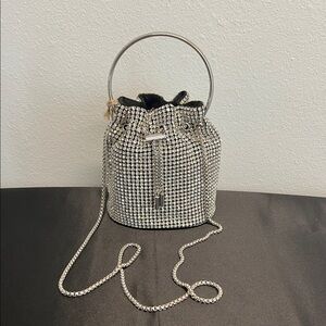 E|N Expressions NYC | Rhinestone Mini Tote w/Crossbody Strap